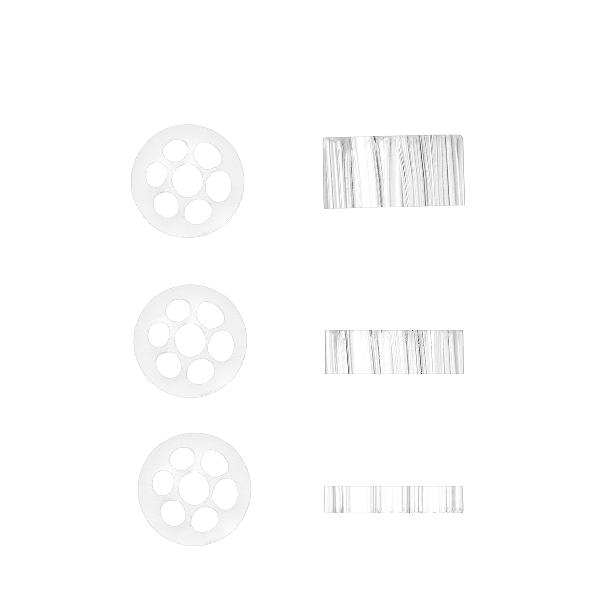 Glass Tube Stem Backspacer for Arizer Solo 3 and Air 2 Max, 2mm, 3mm, 5mm, Pack of 3