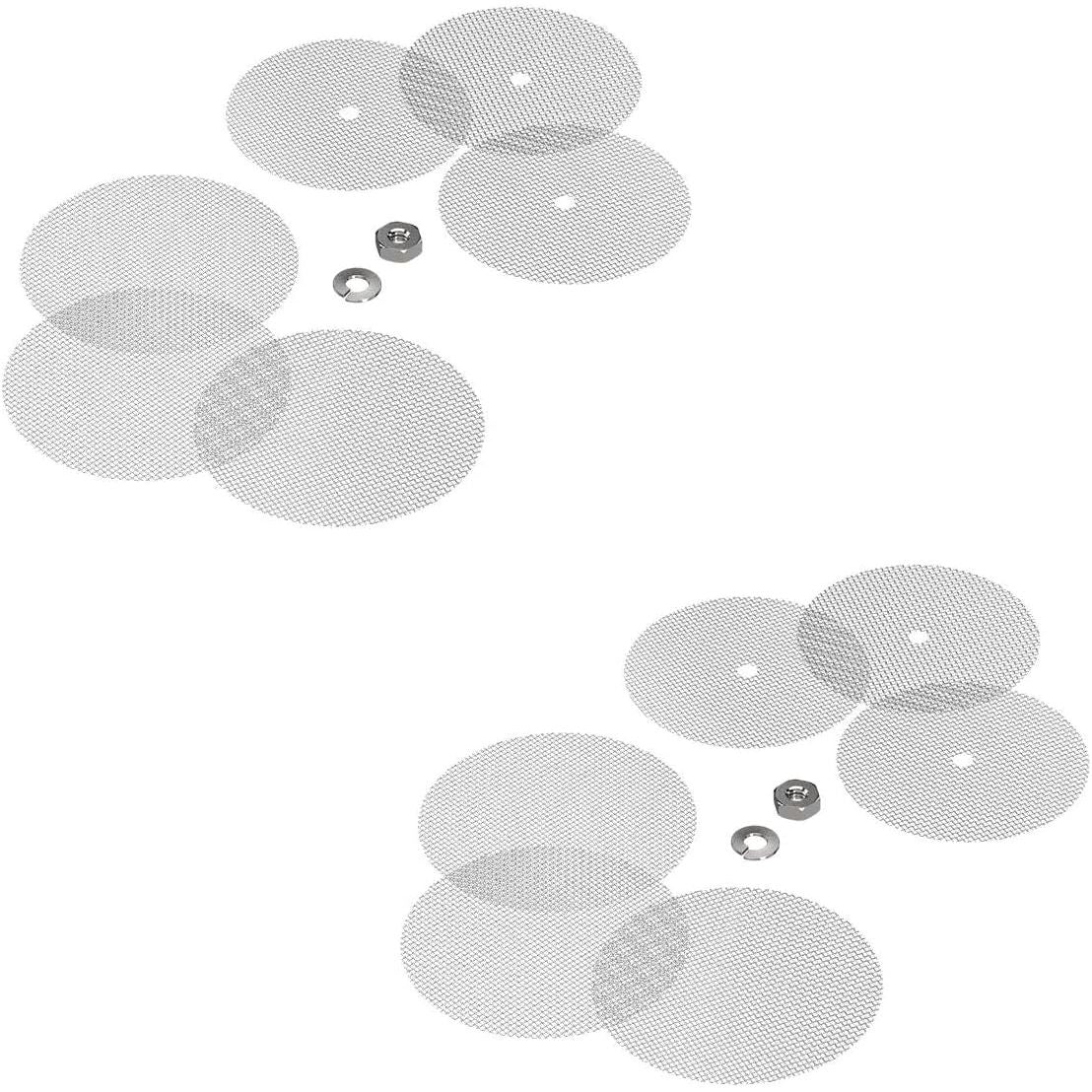 Normal Screen Set for Volcano Easy Valve Aroma Diffuser Spare Screen Set (6 Upper, 6 Lower Screens and 2 Nuts and 2 Washers) - Normal Mesh