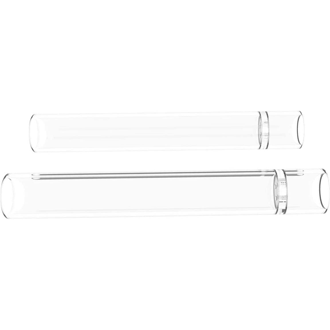 SHORT 70mm Glass Stem Mouthpieces for Arizer ArGo, Pack of 2