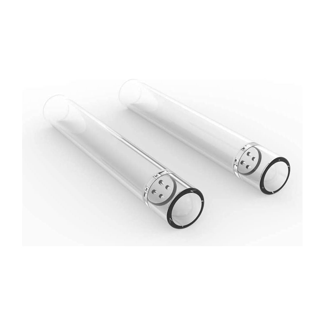 SHORT 70mm Glass Stem Mouthpieces for Arizer ArGo, Pack of 5