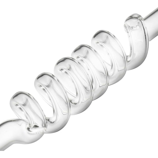 Cooling Glass Stem Mouthpiece for the POTV LOBO and ONE - Spiralled Cooling Airflow Path