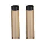 Custom Travel Tubes for Arizer Solo 3 V2.0 Glass Stems, Shaded Plastic, 70mm / 110mm Length, Pack of 2
