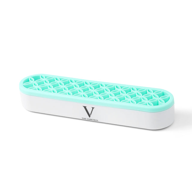 Desktop Glass Stem, Tube and Accessories Organizer for DHVs, Flexi Silicone Interior