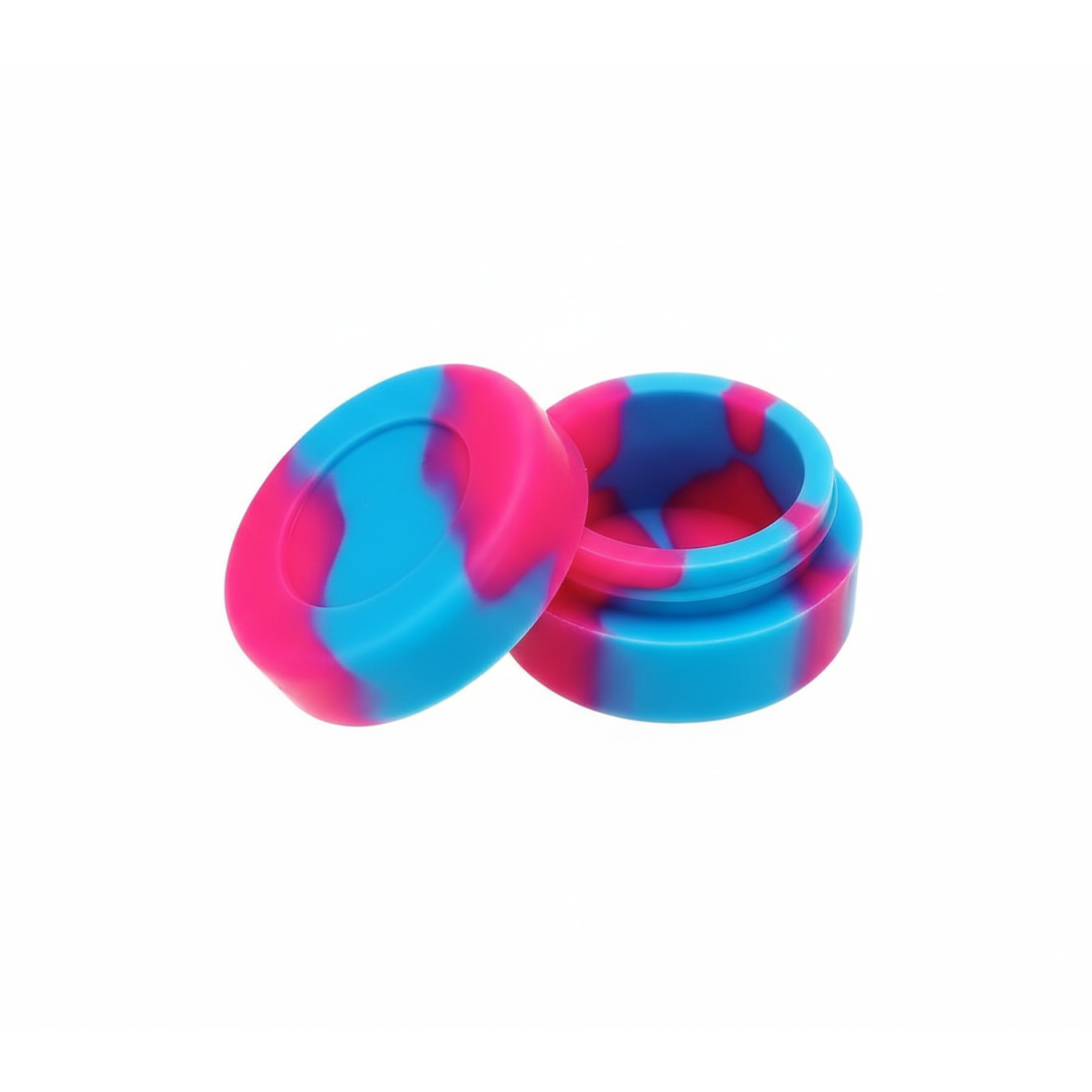 Apex Pods: Micro Stash Containers - Mini Silicone Jars for Dry Herbs - Crush-Proof Travel Storage