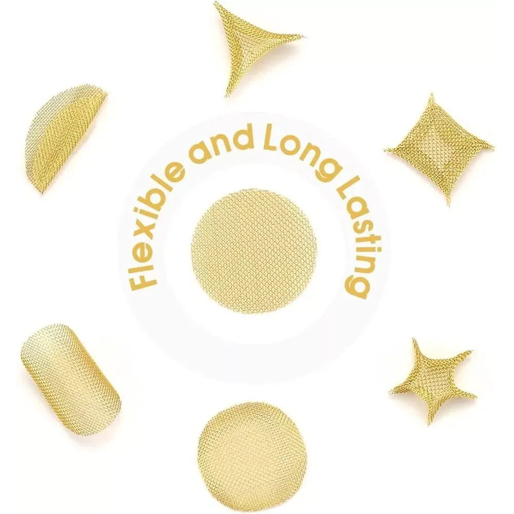 High Air Flow Brass Screens for POTV LOBO, Perfect Fit, Washable and Reusable, Pack of 50