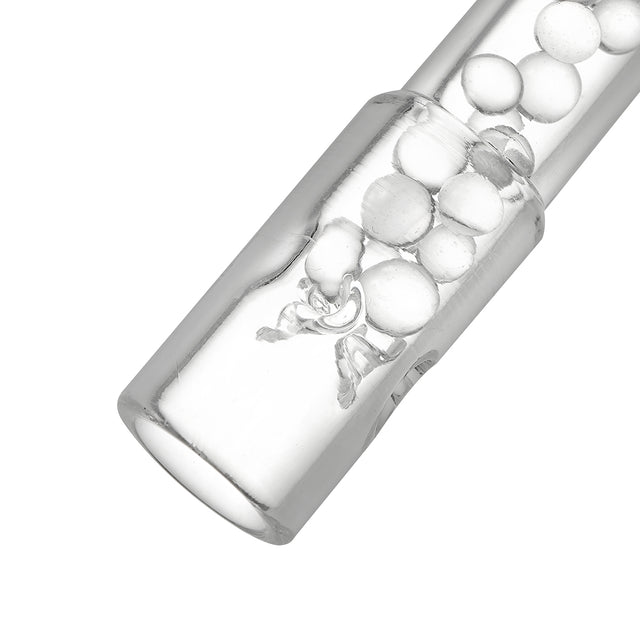 The 'Glacier' Glass Pearl Cooling Stem (70mm) for Arizer Solo 3 and Air Max