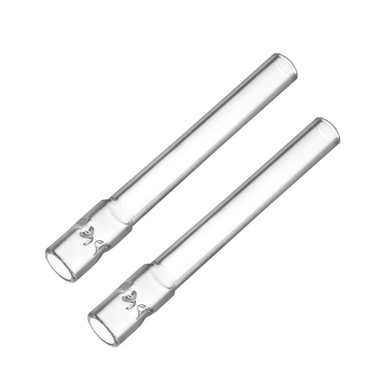 High Airflow Stem for Arizer Solo 3, Air 2 Max – Long 110mm, Ultra Thick Glass, Pack of 2