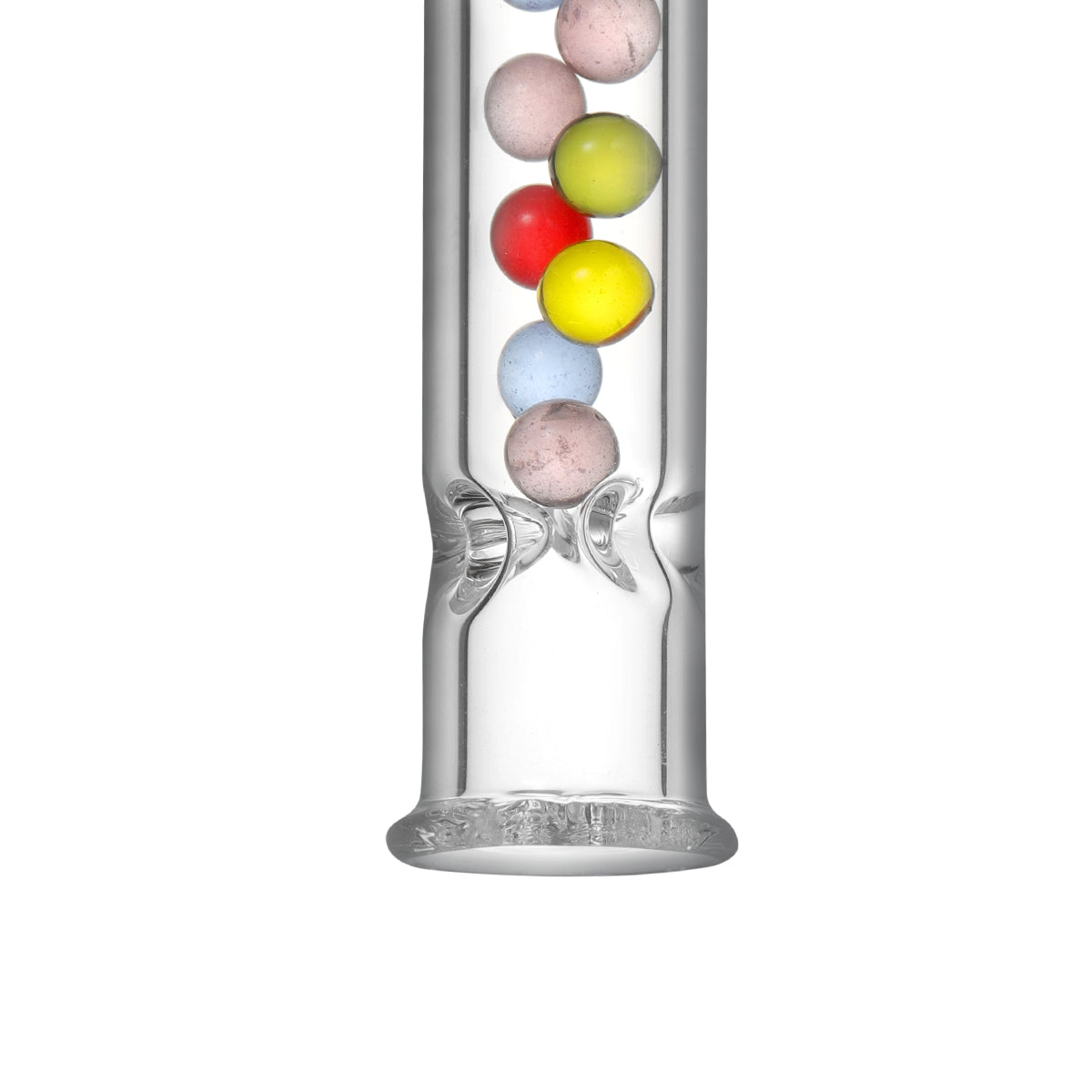 Long Colored Cooling Balls 110mm Glass Stem Mouthpieces for Arizer ArGo / ArGo SRT, High Air Flow, Ultra Thick Glass, Pack of 2