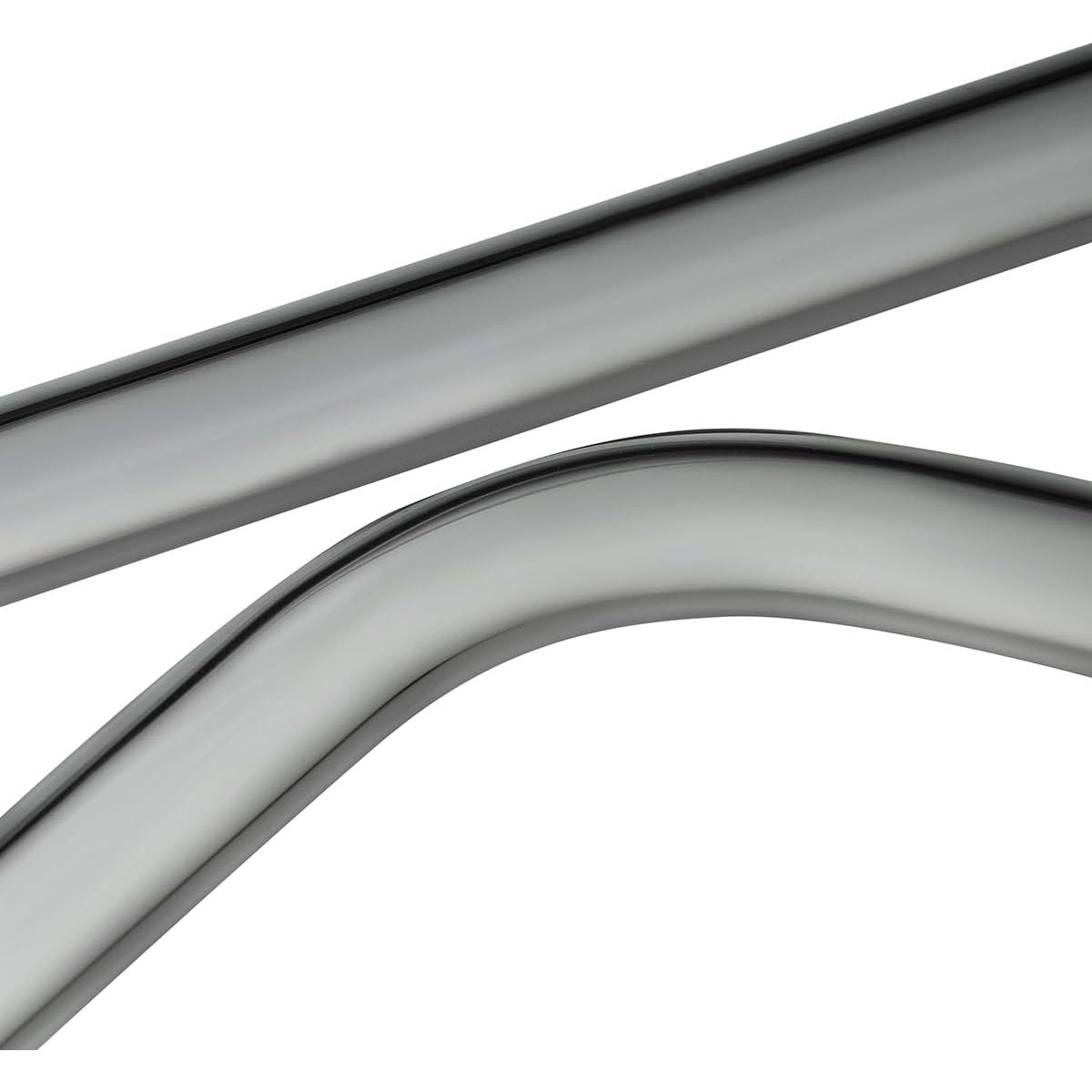 Long Glass Mouthpiece Stems for POTV LOBO and ONE - 1 Angled and 1 Straight Half-Black Vaporizer Accessory Set (120mm)