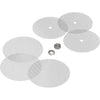 Normal Screen Set for Volcano Solid Valve Aroma Diffuser Spare Screen Set (3 Upper, 3 Lower Screens and 1 Nut and 1 Washer) - Normal Mesh