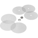 Normal Screen Set for Volcano Solid Valve Aroma Diffuser Spare Screen Set (3 Upper, 3 Lower Screens and 1 Nut and 1 Washer) - Normal Mesh