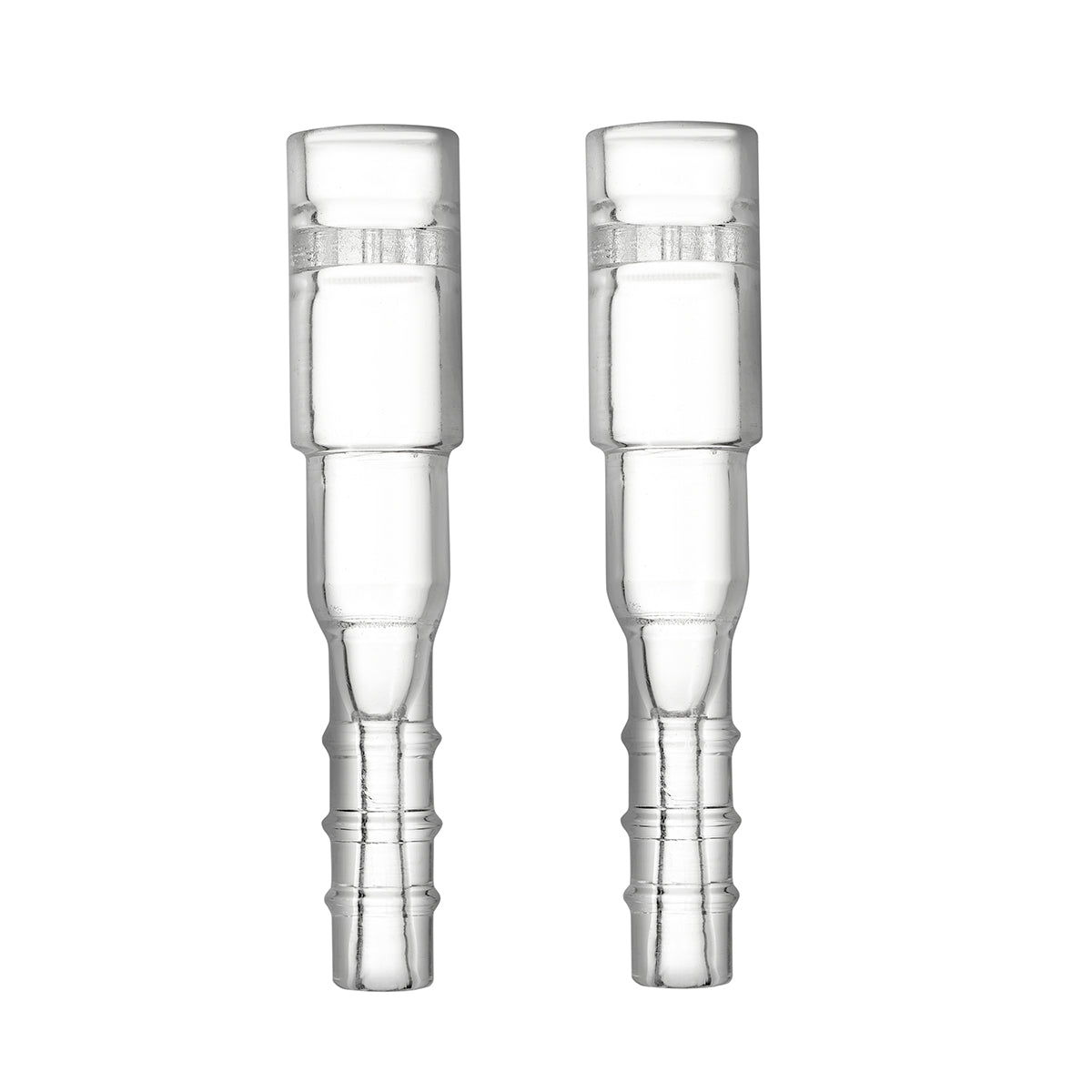 Stem for Arizer Solo 3, Air 2 Max – Short 70mm with Tapered Connector for Silicone Whip Tubes, Ultra Thick Glass, Pack of 2
