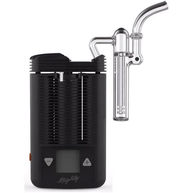 Water Bubbler for Mighty/Crafty Vaporizer, Glass Side Bubbler