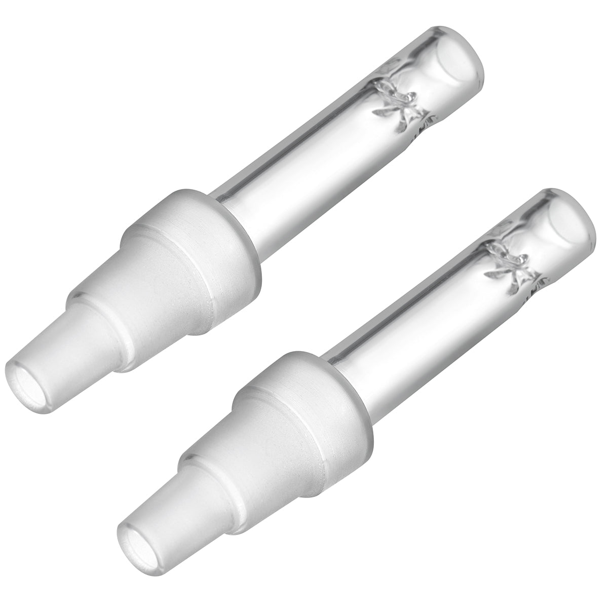 Water Tool Adapter Stem for Arizer ArGo / ArGo SRT – 70mm, High Air Flow, Fits 10mm/14mm/18mm, Ultra Thick Glass, Pack of 2