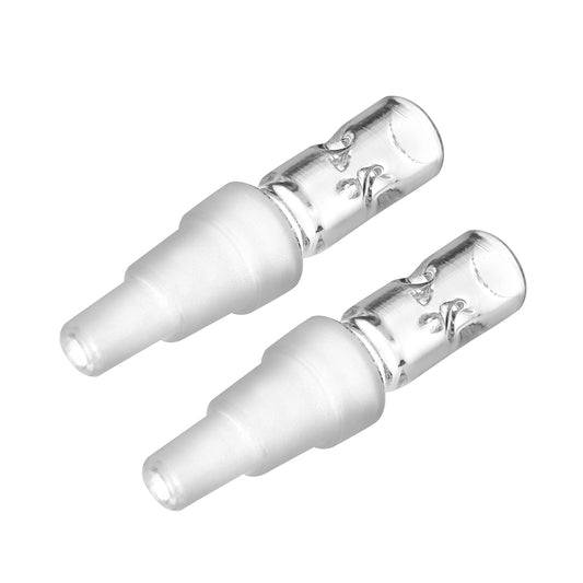 Water Tool Adapter Stem for Arizer Solo 3, Air 2 Max – 70mm, High Air Flow, Fits 10mm/14mm/18mm, Ultra Thick Glass, Pack of 2