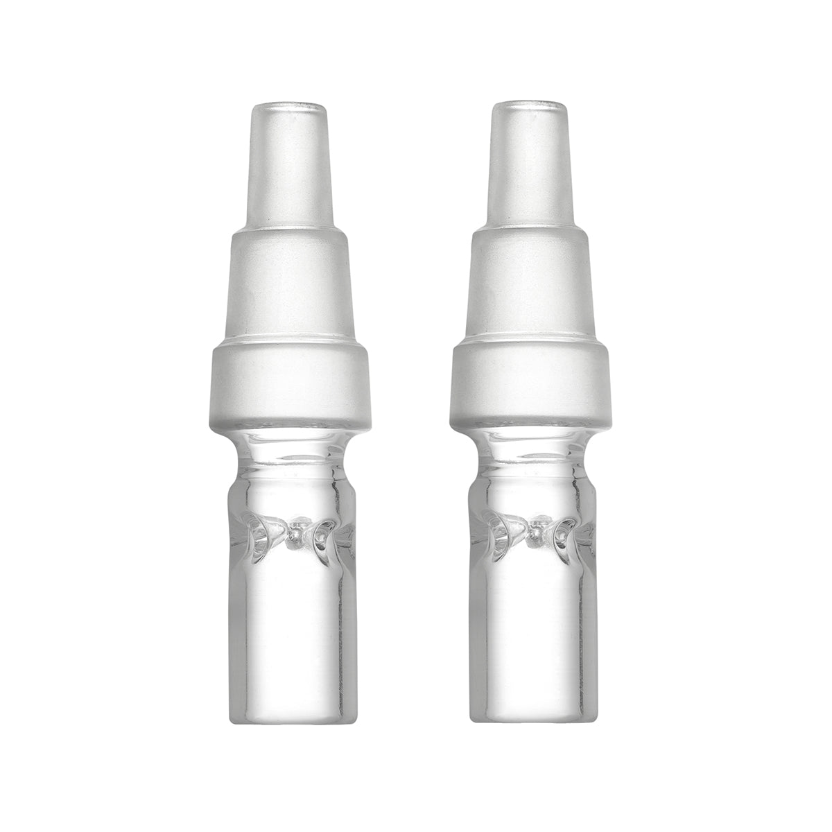 Water Tool Adapter Stem for Arizer Solo 3, Air 2 Max – 70mm, High Air Flow XL Deep Fill, Fits 10mm/14mm/18mm, Ultra Thick Glass, Pack of 2
